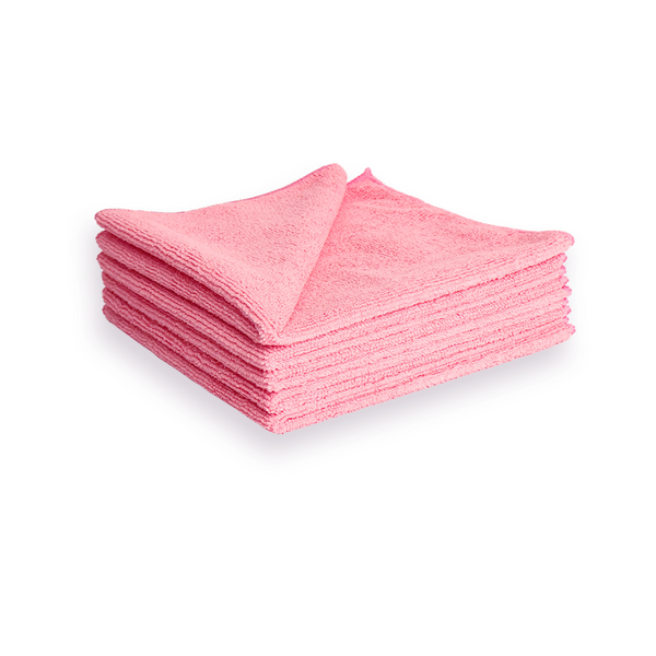 250PinkMicrofibreCloths