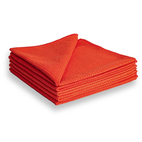 Waffle Weave Microfibre Cloths (x50)